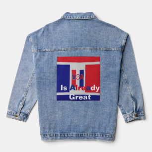USA Is Already Great Denim Jacket
