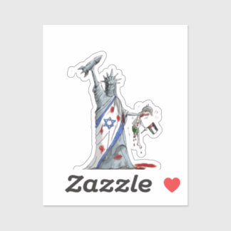 Usa Israël genocide Sticker free palestine gaza