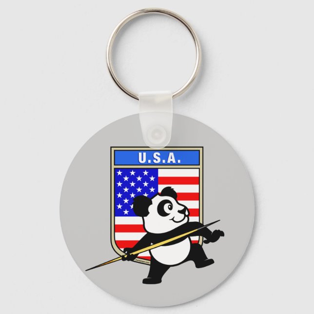 USA Javelin Panda Key Ring (Front)