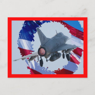 Usa Jet Postcard