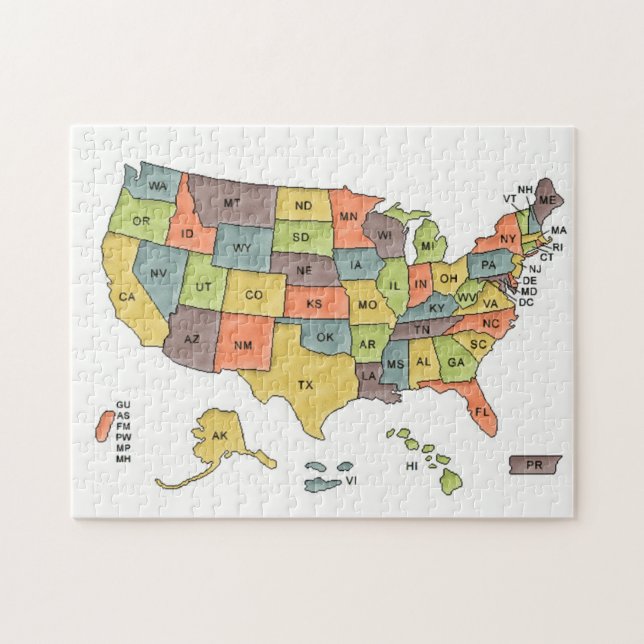USA JIGSAW PUZZLE (Horizontal)