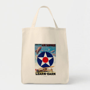 USA - Join the Air Service Learn-Earn Tote Bag