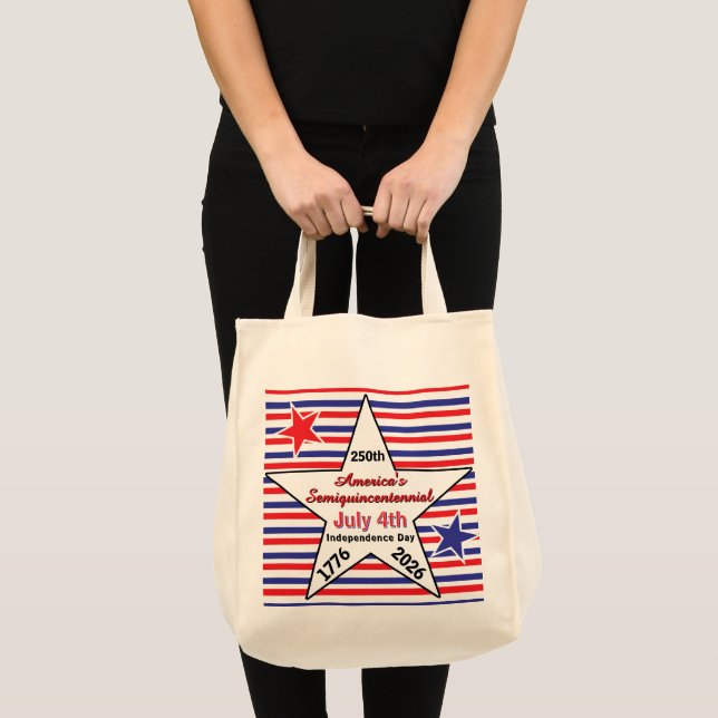 USA July 4th Semiquincentennial Tote Bag (Front (Product))