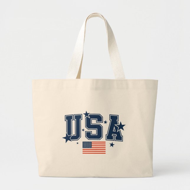 USA Jumbo Tote Bag (Front)