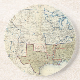 USA June 1861 Coaster