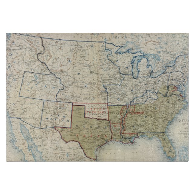 USA June 1861 Cutting Board (Front)