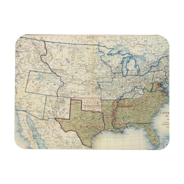 USA June 1861 Magnet (Horizontal)