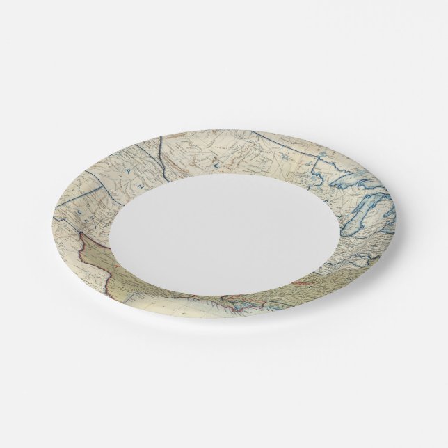 USA June 1861 Paper Plate (Angled)