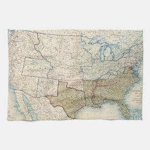 USA June 1861 Tea Towel