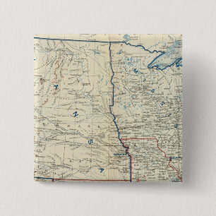USA June 1862 15 Cm Square Badge