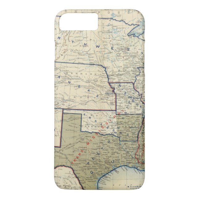 USA June 1864 Case-Mate iPhone Case (Back)