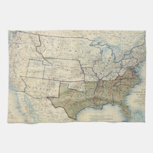 USA June 1864 Tea Towel