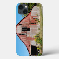 USA, Kansas, Old Red Barn