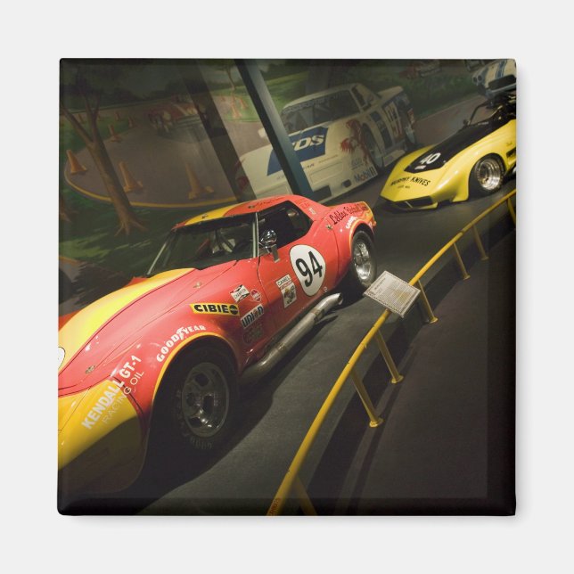 USA, Kentucky, Bowling Green: National Corvette 4 Magnet (Front)