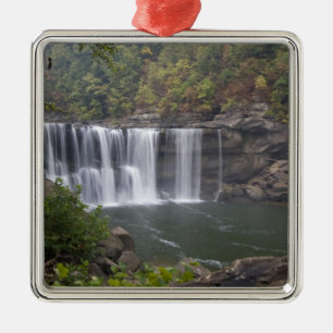 USA - Kentucky. Cumberland Falls on the Metal Ornament