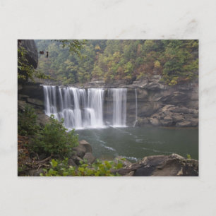 USA - Kentucky. Cumberland Falls on the Postcard