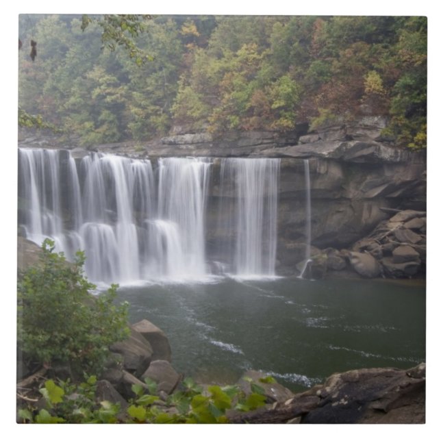 USA - Kentucky. Cumberland Falls on the Tile (Front)