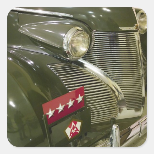 USA, Kentucky, Fort Knox: Patton Museum of Square Sticker (Front)