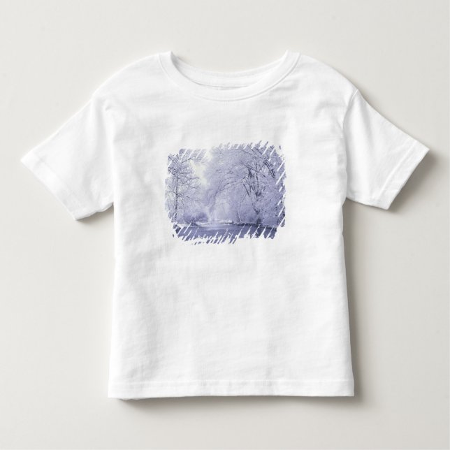 USA, Kentucky, Louisville. Snow covered Toddler T-Shirt (Front)