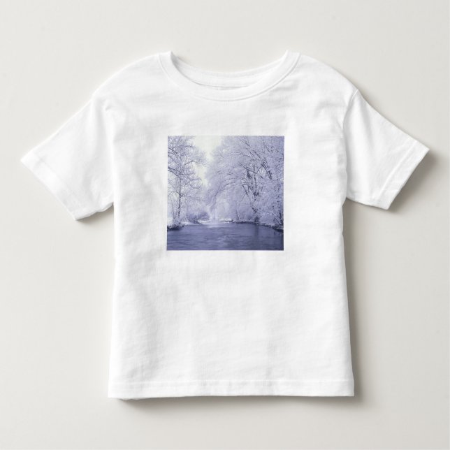USA, Kentucky, Louisville. Snow covered Toddler T-Shirt (Front)