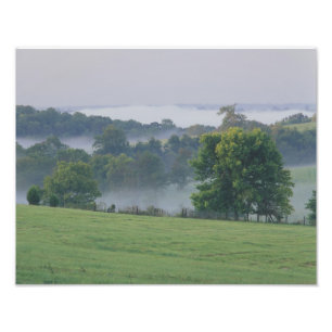 USA, Kentucky. Rolling hills of the Bluegrass Photo Print