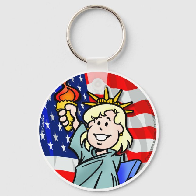 USA KEY RING (Front)