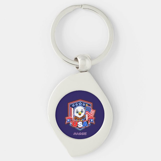USA KEY RING (Front)