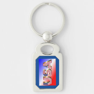 USA KEY RING