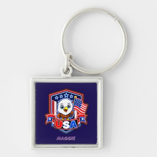 USA KEY RING (Front)