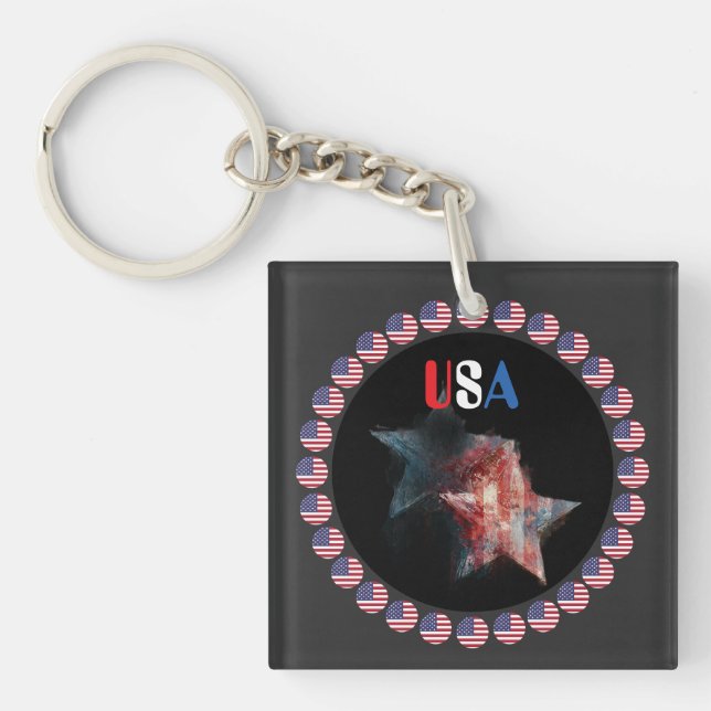 USA Keychain (Front)