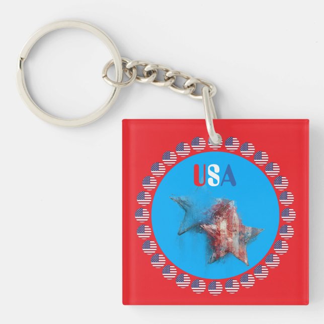 USA Keychain (Front)