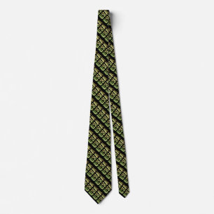 USA khaki camouflage sign Tie