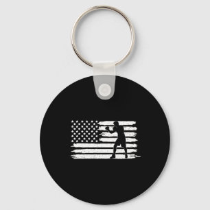 Usa Kickboxing Gloves American Flag Mma Gear Fight Key Ring