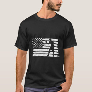 Usa Kickboxing Gloves American Flag Mma Gear Fight T-Shirt