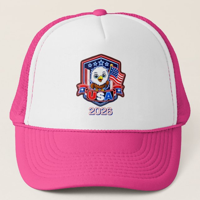 USA Kids Trucker Hat (Front)