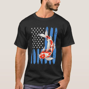 Usa Koi Carp Koi Pond Fish Pond 2 T-Shirt