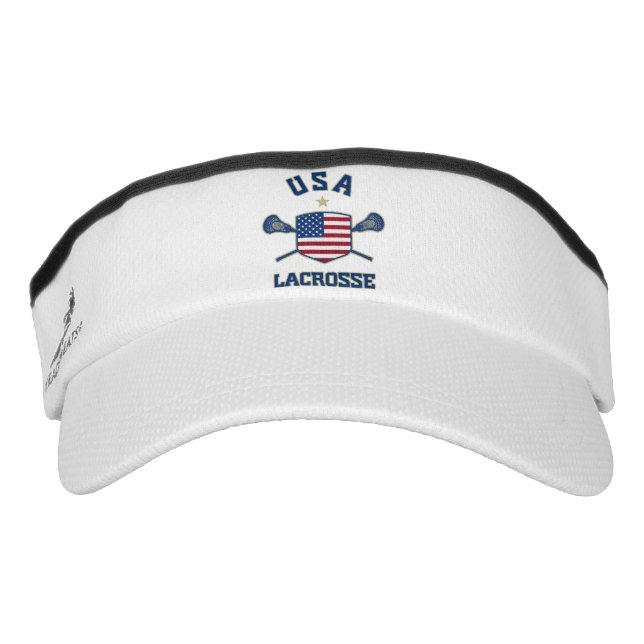 USA Lacrosse Visor Hat (Front)