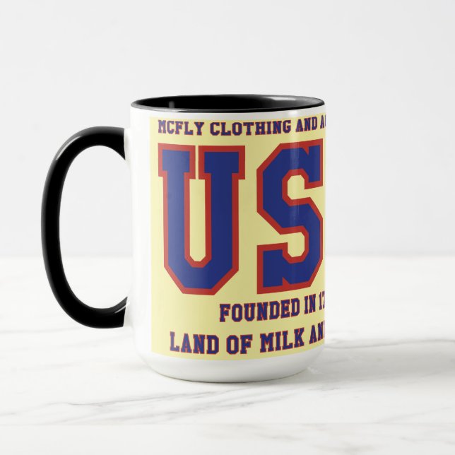 USA Land For Milk And Honey Mug (Left)