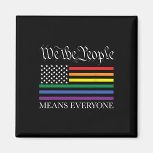 Usa Lgbtq Equality We The People Means Everyone Ga Magnet