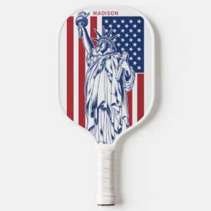 USA Liberty custom name Pickleball Paddle
