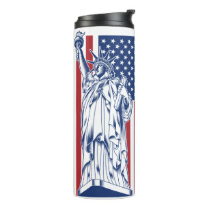 USA Liberty custom name tumbler