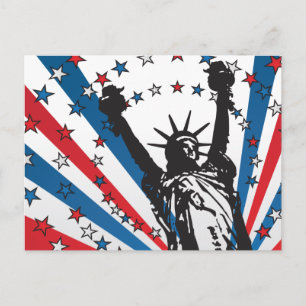 USA Liberty Postcard