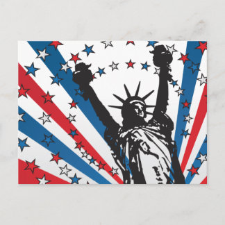 USA Liberty Postcard