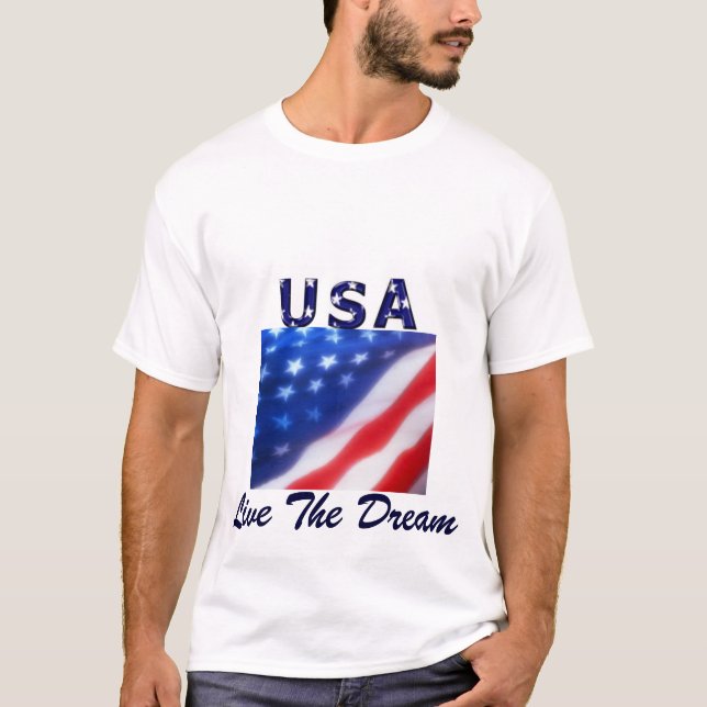 USA Live The Dream T-Shirt (Front)