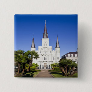 USA, Louisiana, New Orleans. French Quarter, 15 Cm Square Badge