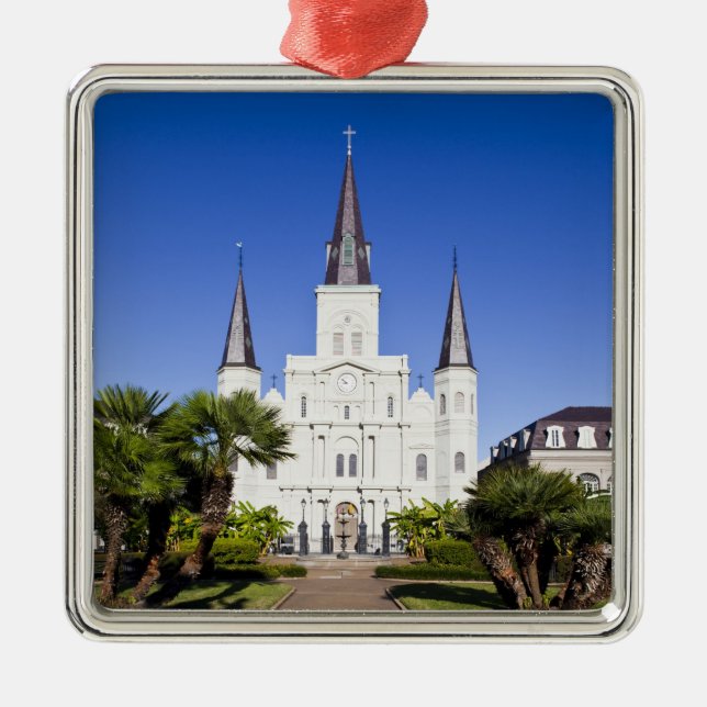 USA, Louisiana, New Orleans. French Quarter, Metal Ornament (Front)