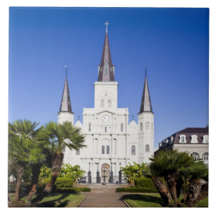 USA, Louisiana, New Orleans. French Quarter, Tile