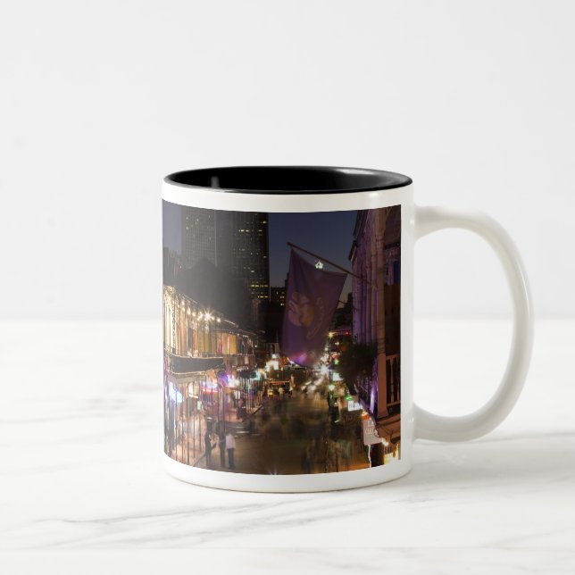 USA, Louisiana, New Orleans. French Quarter, Two-Tone Coffee Mug (Right)