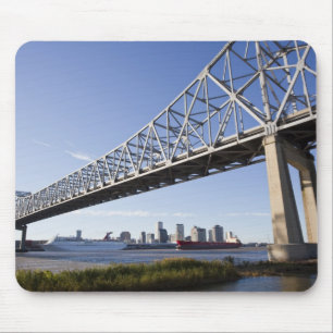 USA, Louisiana, New Orleans. Skyline from the 2 Mouse Pad
