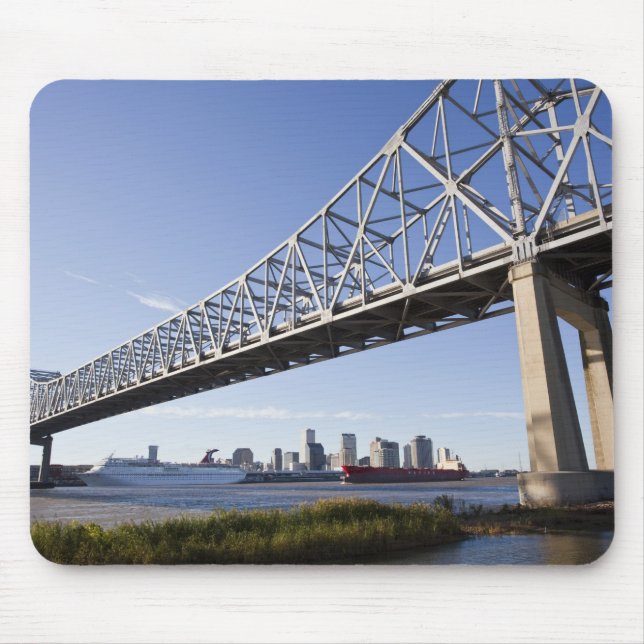 USA, Louisiana, New Orleans. Skyline from the 2 Mouse Pad (Front)